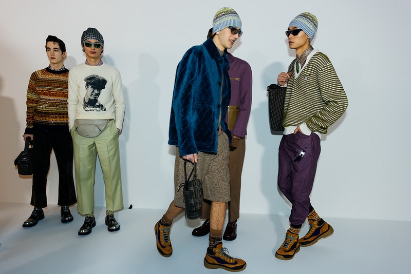 dior fall 2022 kim jones backstage london jack kerouac details information first look