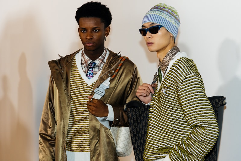dior fall 2022 kim jones backstage london jack kerouac details information first look