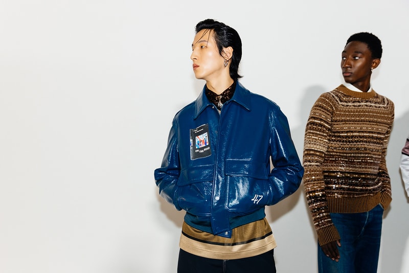 dior fall 2022 kim jones backstage london jack kerouac details information first look