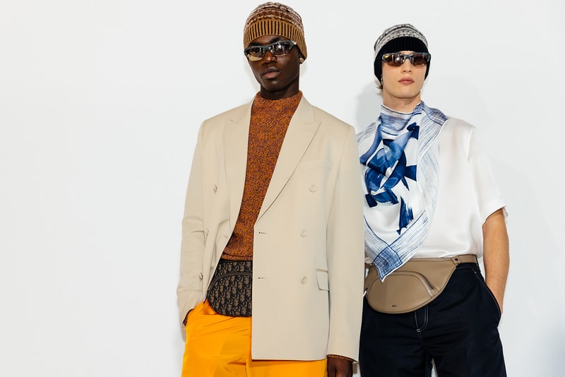 dior fall 2022 kim jones backstage london jack kerouac details information first look