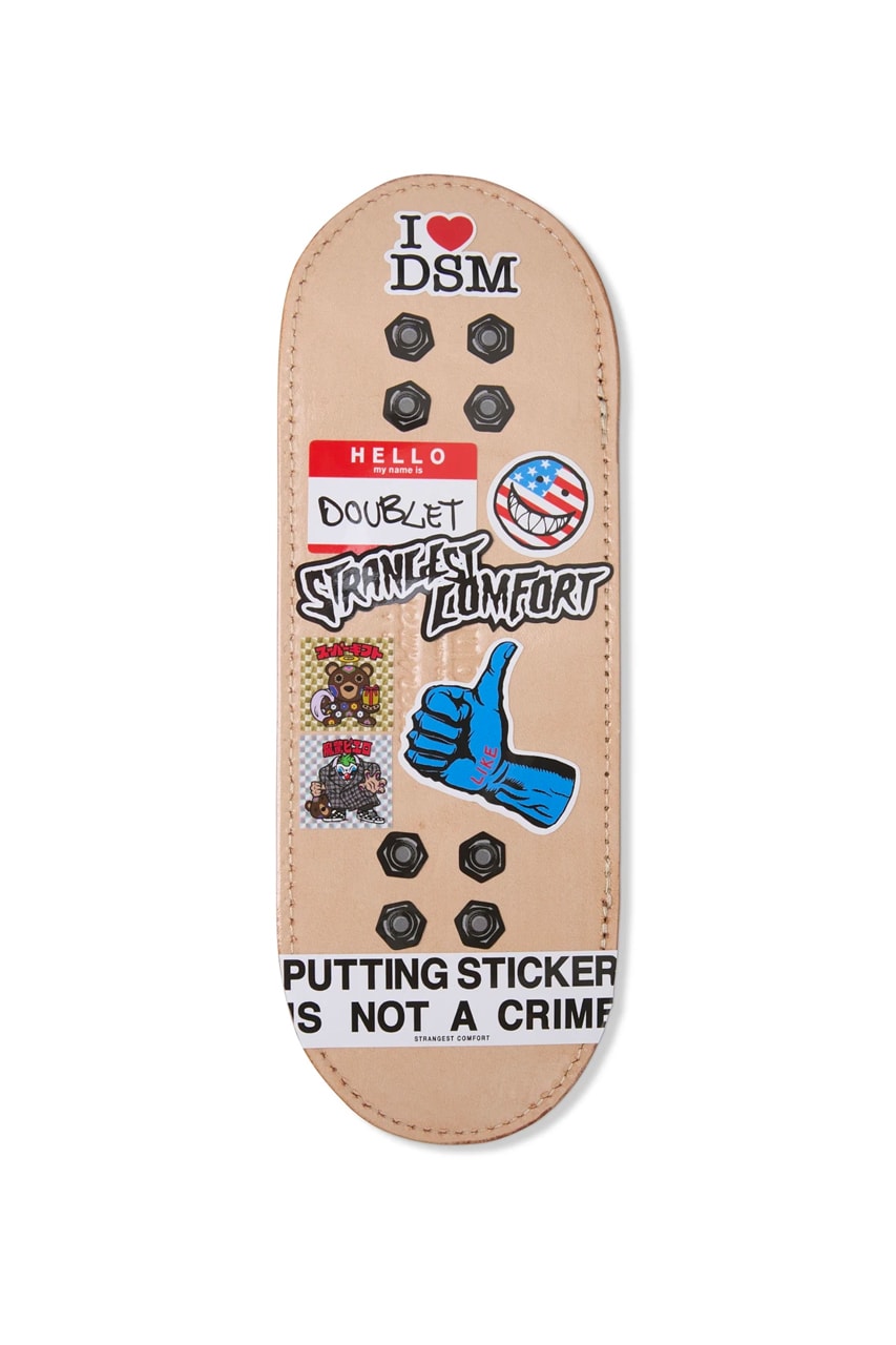 doublet Skateboard Bag Card Holder Dover Street Market Singapore Release Information Accessories Xmas Gifts DSMS