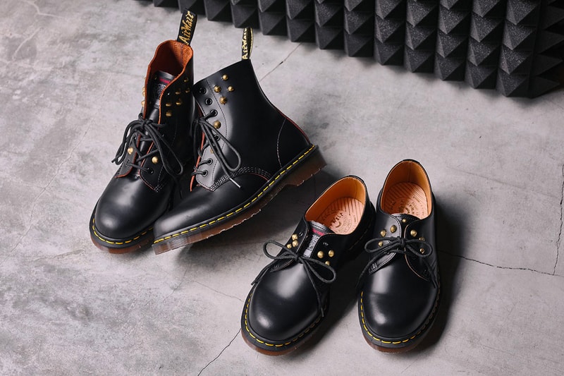 WOLFS Head Dr Martens special custom model takuji mikida vintage 1460 1461 made in england showroom tyo 8 eye boot 3 eye shoe release  december info