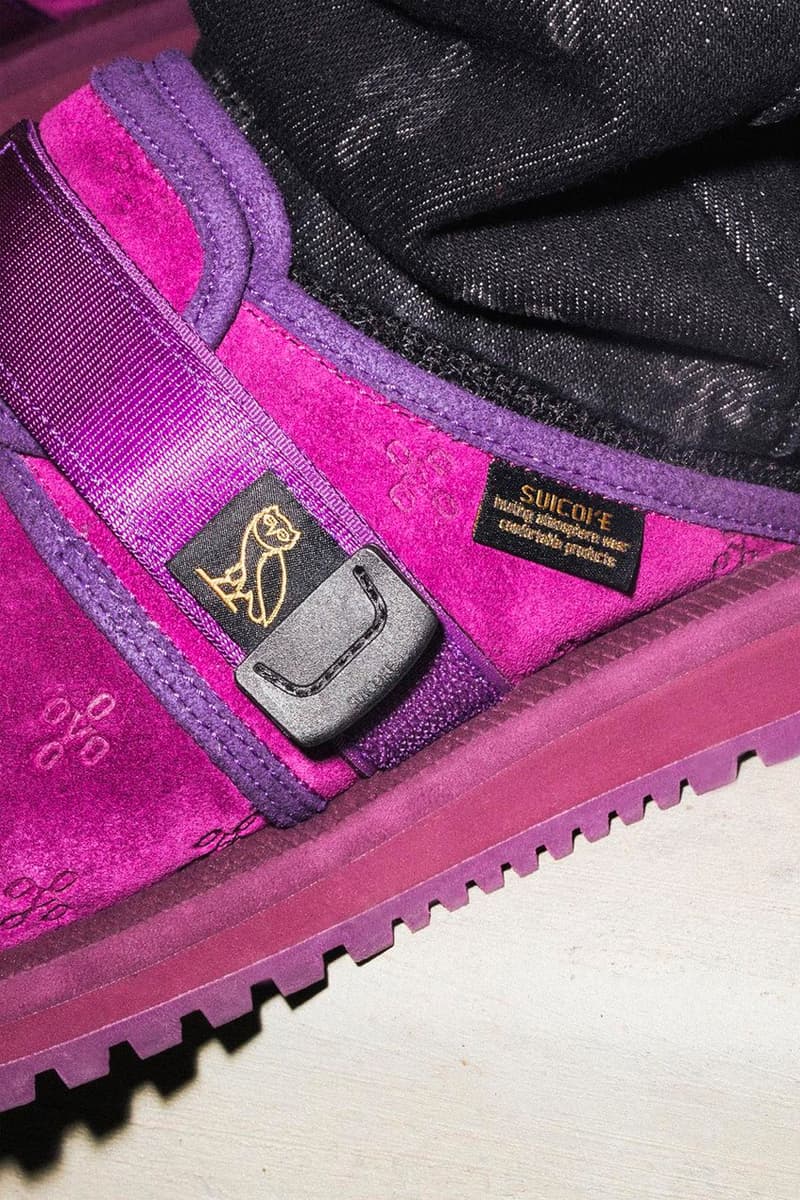 OVO October's Very Own Drake x Suicoke ZAVO M2AB Slides ELS-M2AB  Mid Boots Black Beige Purple Drizzy Release Information Collaboration Hype