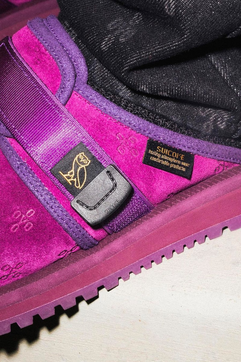 OVO October's Very Own Drake x Suicoke ZAVO M2AB Шлепанцы ELS-M2AB Mid Boots Черный Бежевый Фиолетовый Drizzy Информация о выпуске Коллаборация Ажиотаж