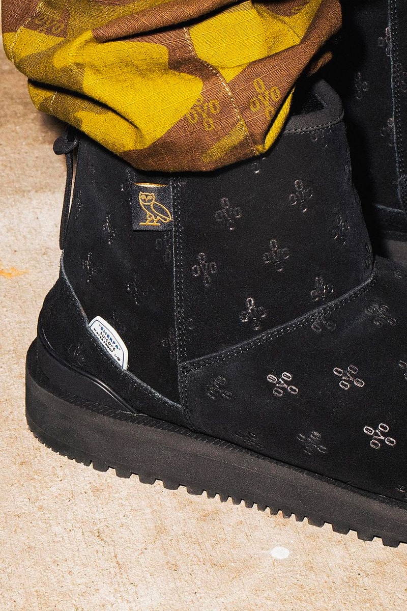 OVO October's Very Own Drake x Suicoke Шлепанцы ZAVO M2AB Средние ботинки ELS-M2AB Черный Бежевый Фиолетовый Drizzy Информация о выпуске Коллаборация Ажиотаж