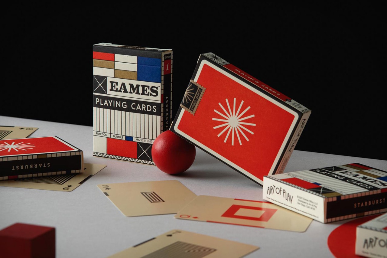 Eames Playing Cards Set Art of Play Eames Office