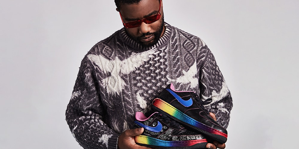 Nike Air Force 1 BUSY P x LIVESTRONG Sz. 8.5 collaboration Nike Air Force 1 Low Busy P Livestrong Supreme LAF I/O size  main image 4