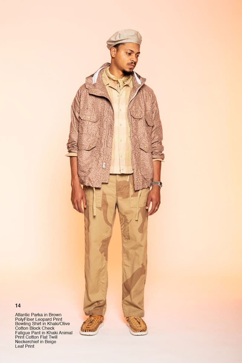 Engineered Garments Spring Summer Collection 2022 SS22 The First and the Future Lookbook Release Info Buy Price African Culture Animal Prints Khaki