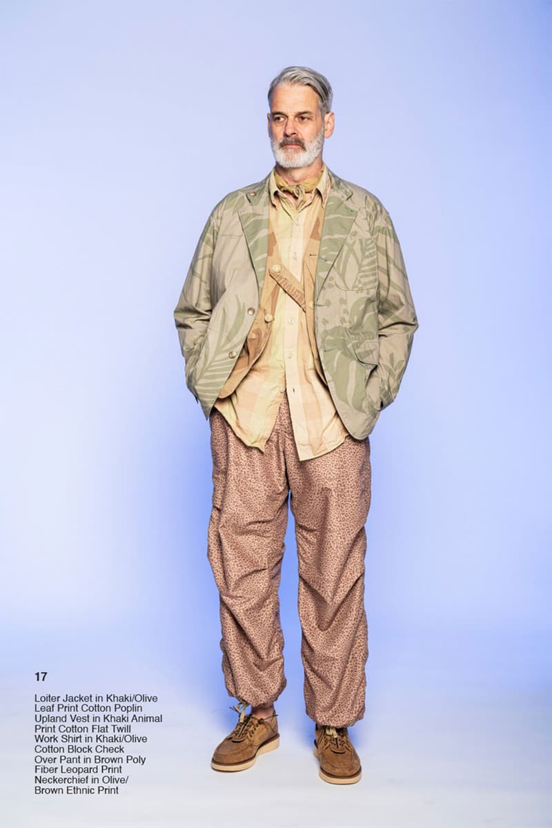 Engineered Garments Spring Summer Collection 2022 SS22 The First and the Future Lookbook Release Info Buy Price African Culture Animal Prints Khaki