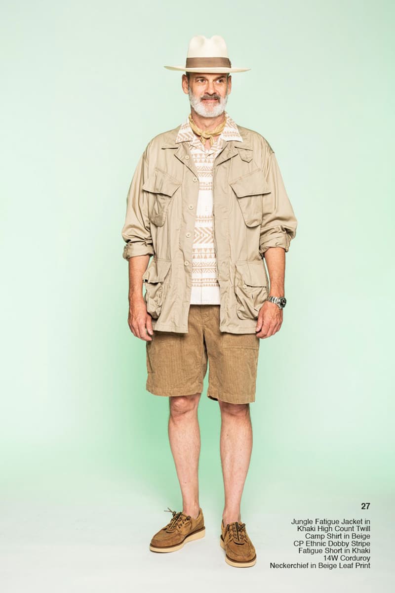 Engineered Garments Spring Summer Collection 2022 SS22 The First and the Future Lookbook Release Info Buy Price African Culture Animal Prints Khaki