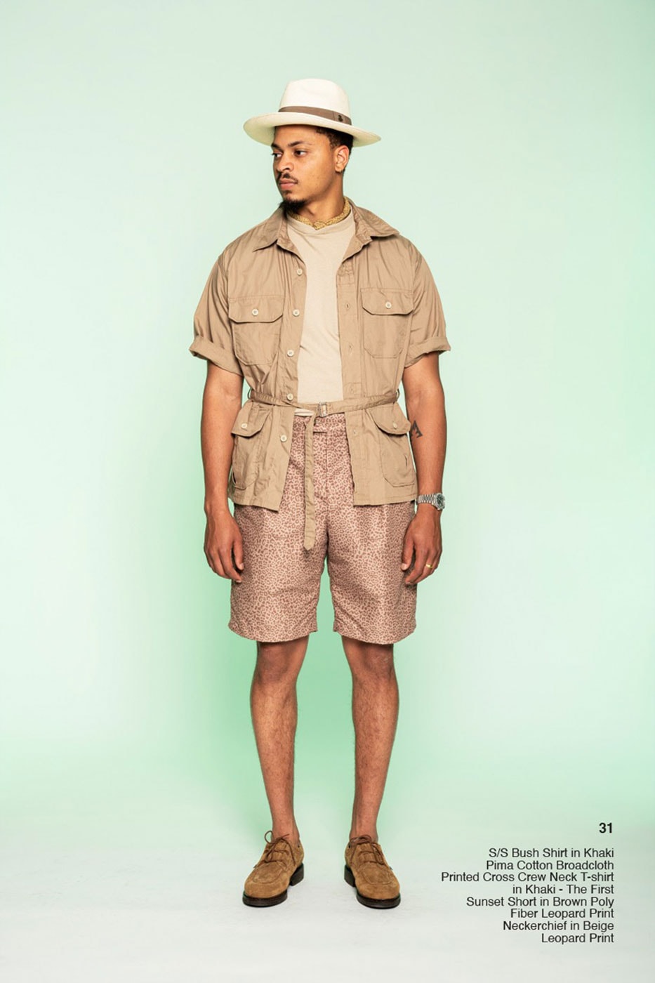 Engineered Garments Spring Summer Collection 2022 SS22 The First and the Future Lookbook Release Info Buy Price African Culture Animal Prints Khaki