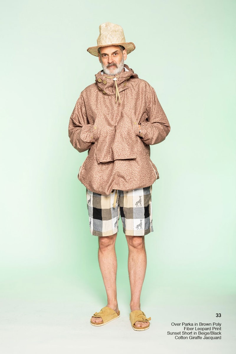 Engineered Garments Spring Summer Collection 2022 SS22 The First and the Future Lookbook Release Info Buy Price African Culture Animal Prints Khaki