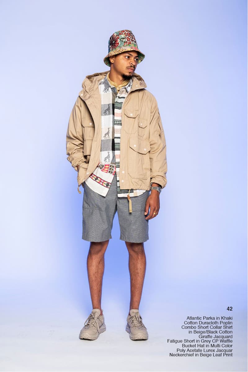 Engineered Garments Spring Summer Collection 2022 SS22 The First and the Future Lookbook Release Info Buy Price African Culture Animal Prints Khaki