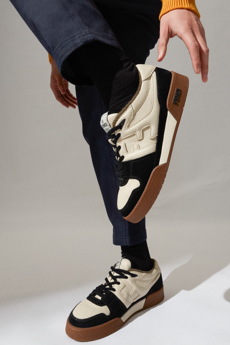 fendi winter capsule match skate sneaker monogram