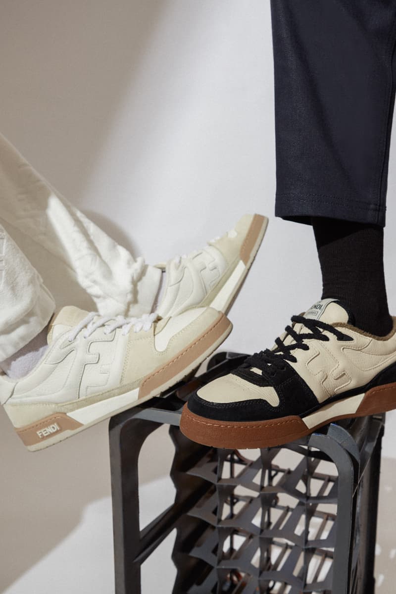 fendi winter capsule match skate sneaker monogram