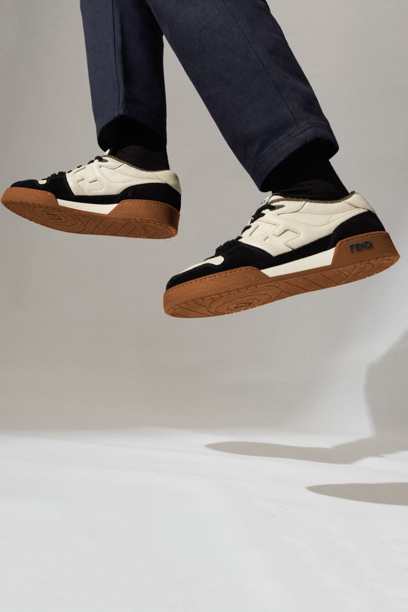 fendi winter capsule match skate sneaker monogram