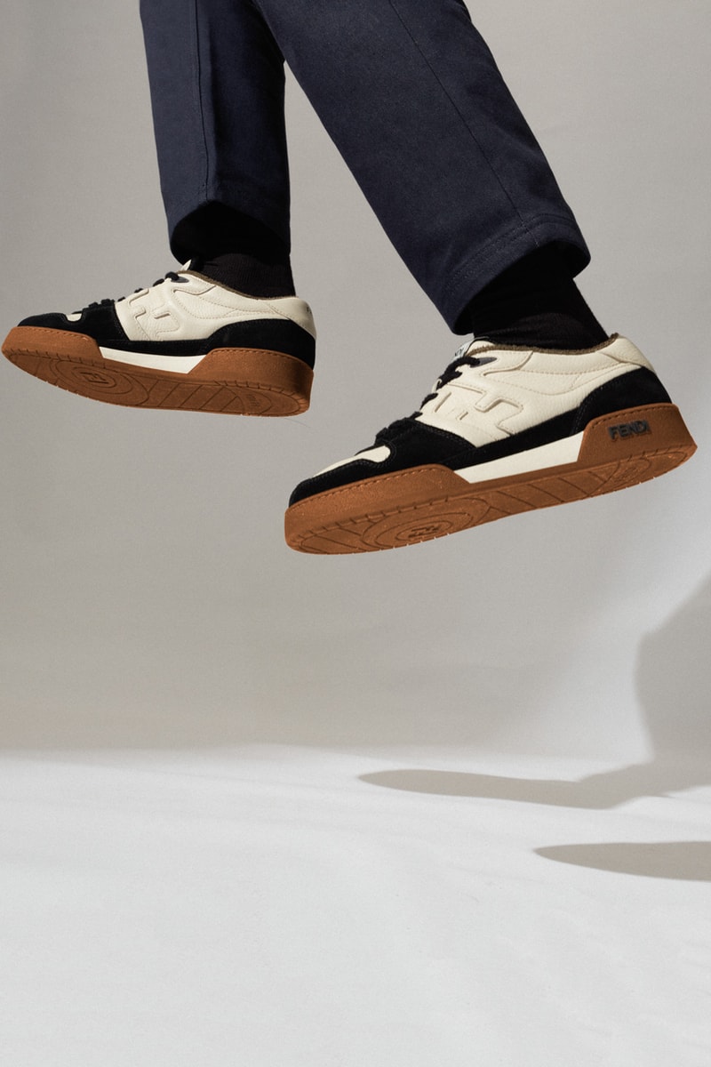 fendi winter capsule match skate sneaker monogram