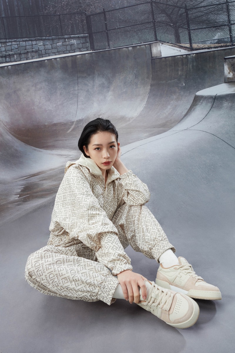 fendi winter capsule match skate sneaker monogram