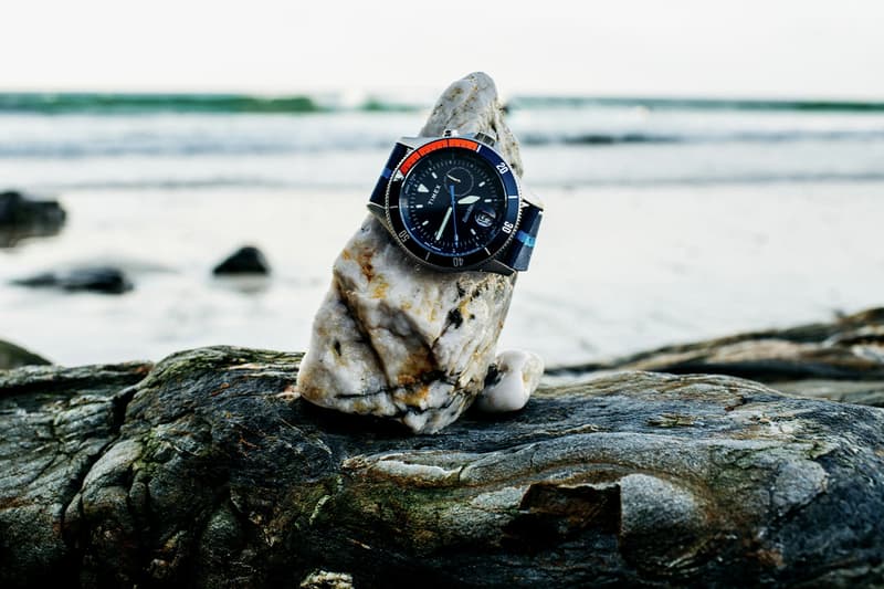 Finisterre x Timex Tide Watch Collaboration Info