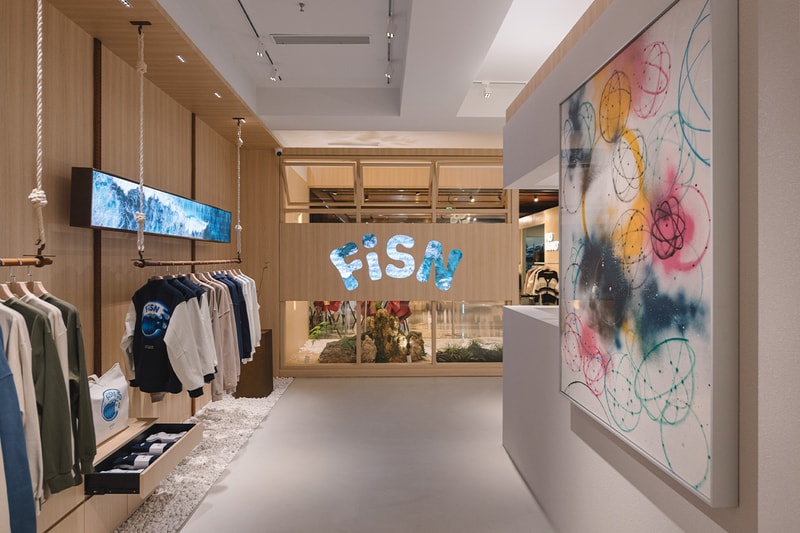 FiSN COAST Shenzhen Store Opening Information opening times collection collaboration apparel future is now 