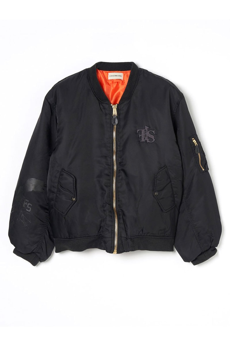 FORSOMEONE X FOSTER GARMENTS Release Collaboration MA-1