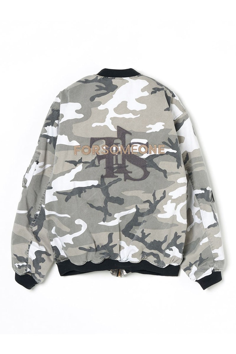 FORSOMEONE X FOSTER GARMENTS Release Collaboration MA-1