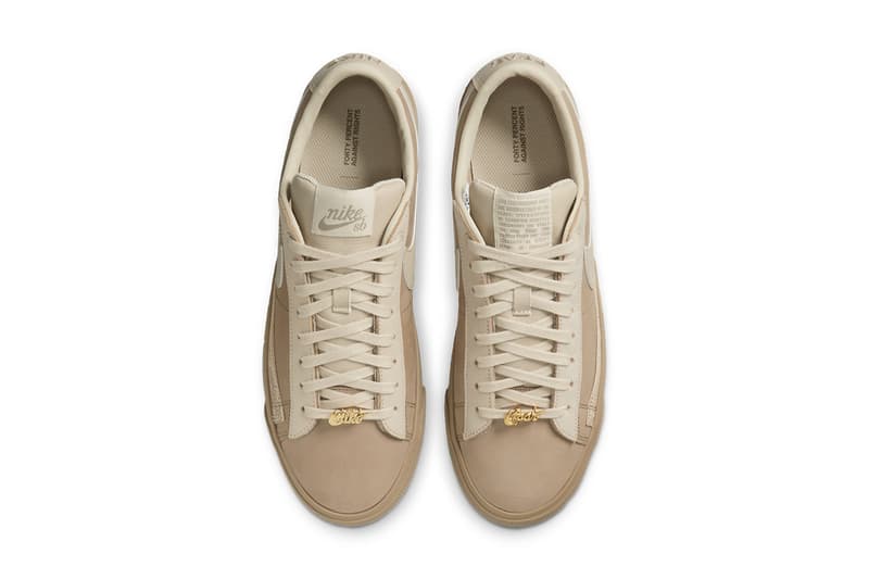 fpar forty percent against rights nike sb blazer low beige gold DN3754 200 release date info store list buying guide photos price tetsu nishiyama