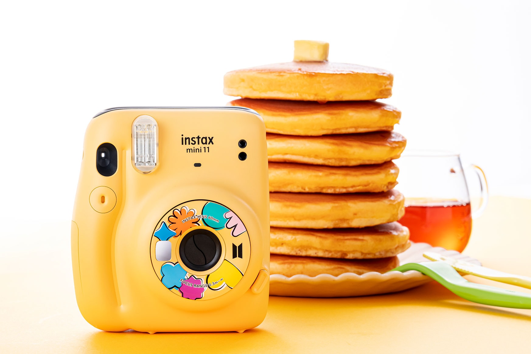 Fujifilm INSTAX Mini 11™ BTS Butter Instant Camera release Kpop music film cameras design color 