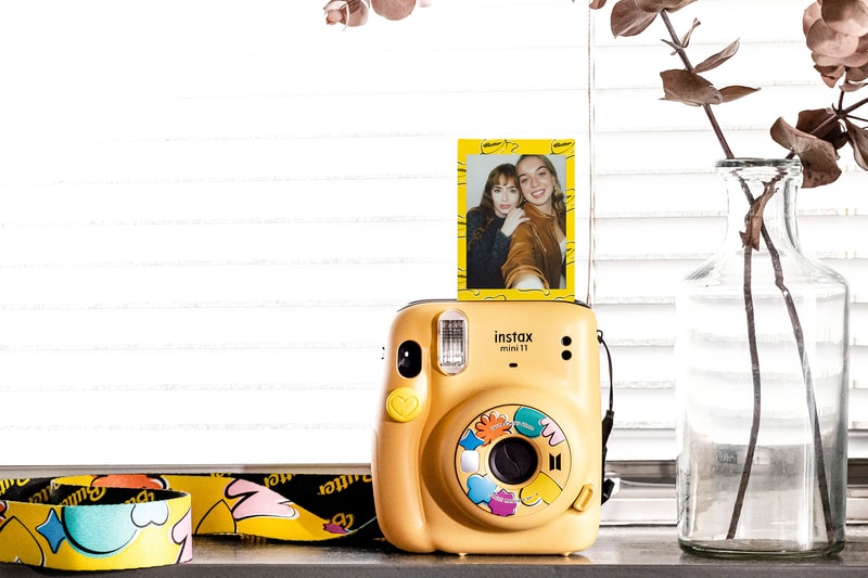 Fujifilm INSTAX Mini 11™ BTS Butter Instant Camera release Kpop music film cameras design color 