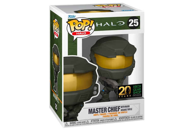 microsoft 343 industries funko pop figure exclusive edition halo 20th anniversary master chief toy collectible mjolnir mark v armor 