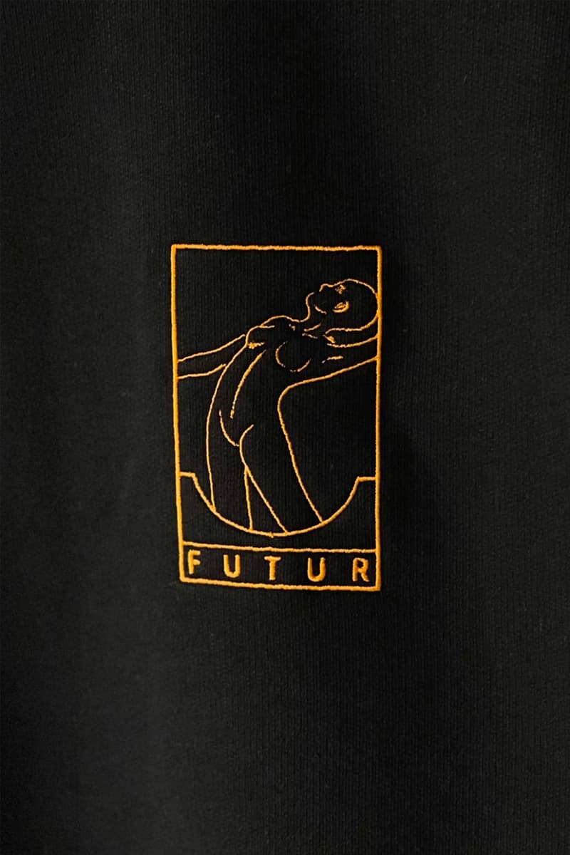 Futur monkey time cap sweatpants sweatshirt sports team soccer varsity jacket lookbook joint collaboration release info