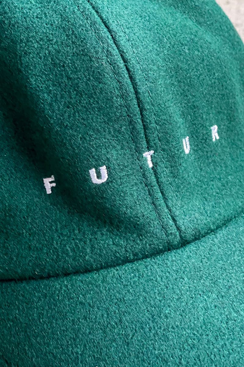 Futur monkey time cap sweatpants sweatshirt sports team soccer varsity jacket lookbook joint collaboration release info