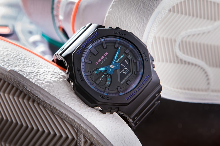 G-SHOCK Drops Virtual Blue GA-2100