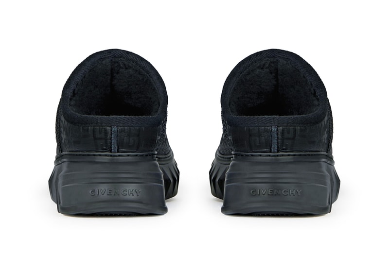 Givenchy Winter Mallow Mules 4G Leather Faux Fur Beige Suede UGG Matthew M Williams Winter 2021 Footwear Release Information Runway MMW