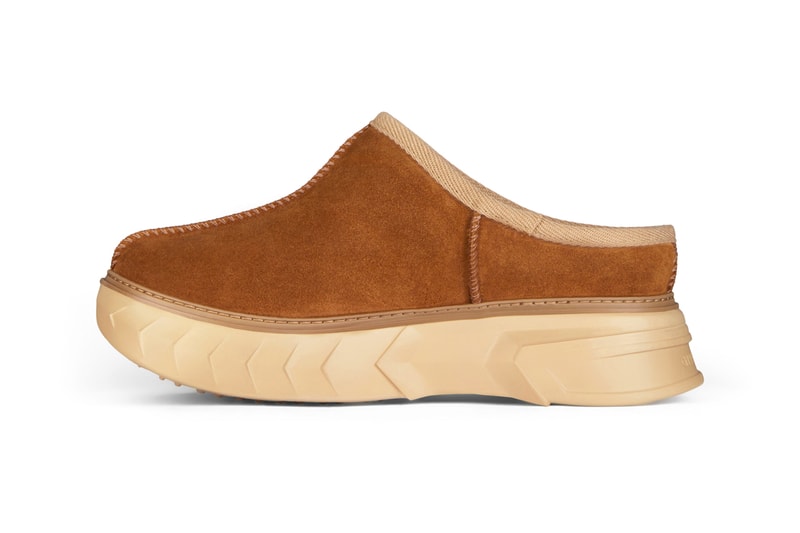 Givenchy Winter Mallow Mules 4G Leather Faux Fur Beige Suede UGG Matthew M Williams Winter 2021 Footwear Release Information Runway MMW