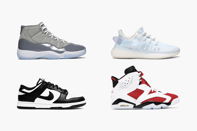 These Are 2021's Most Popular Shoes by Month, According to GOAT