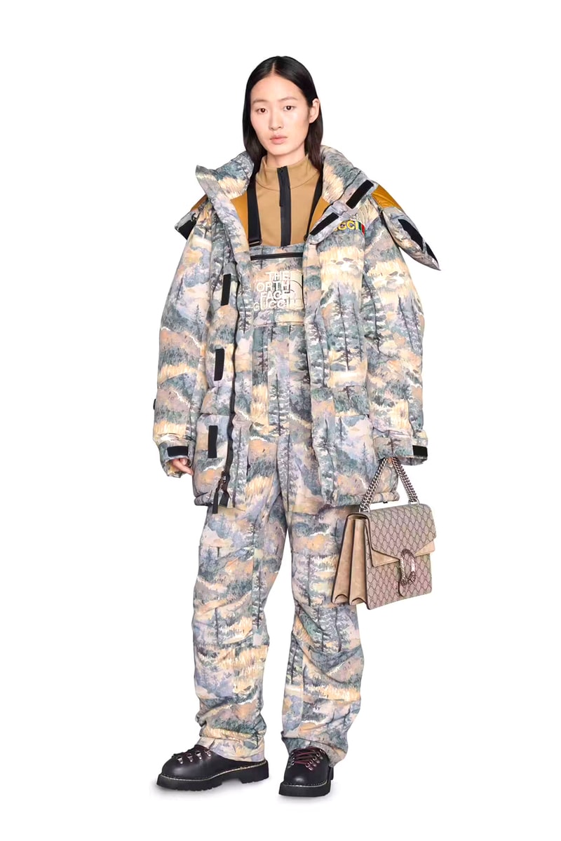 The North Face x Gucci Collection Second Drop 2 Release Information First Look Alessandro Michele Fall Winter 2021 Surprise Shock Stock Online