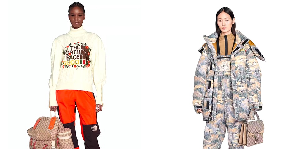 gucci north face collection