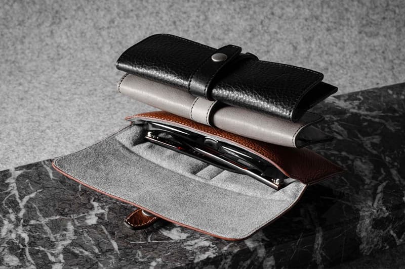 hardgraft leather brown black gray pillow eyewear felt glasses sunglasses shades case protection everyday carry gear 