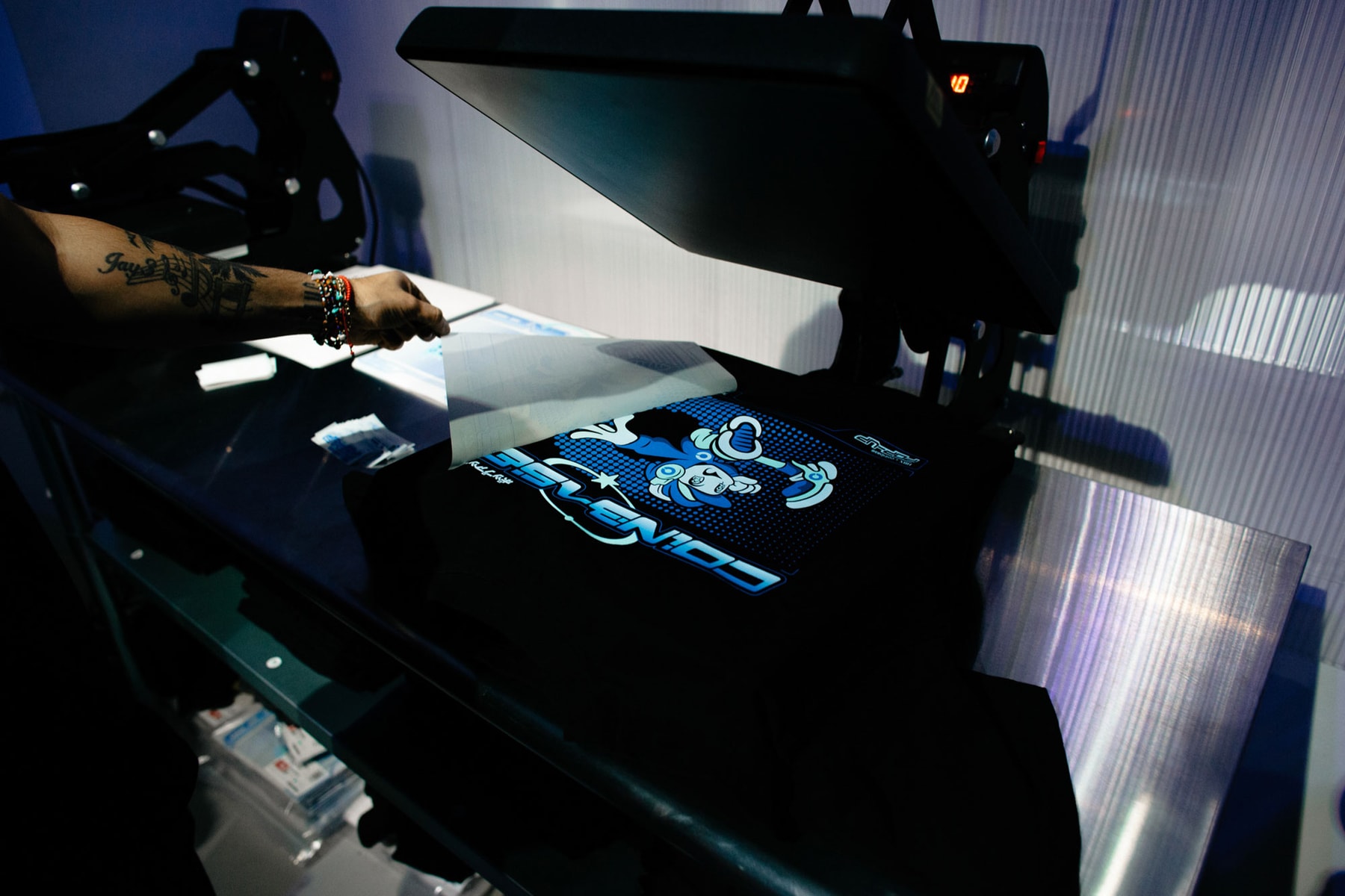 crypto cryptocurrency coin digital art gallery experience activation gashapon merchandise merch machine tshirts print screen printing