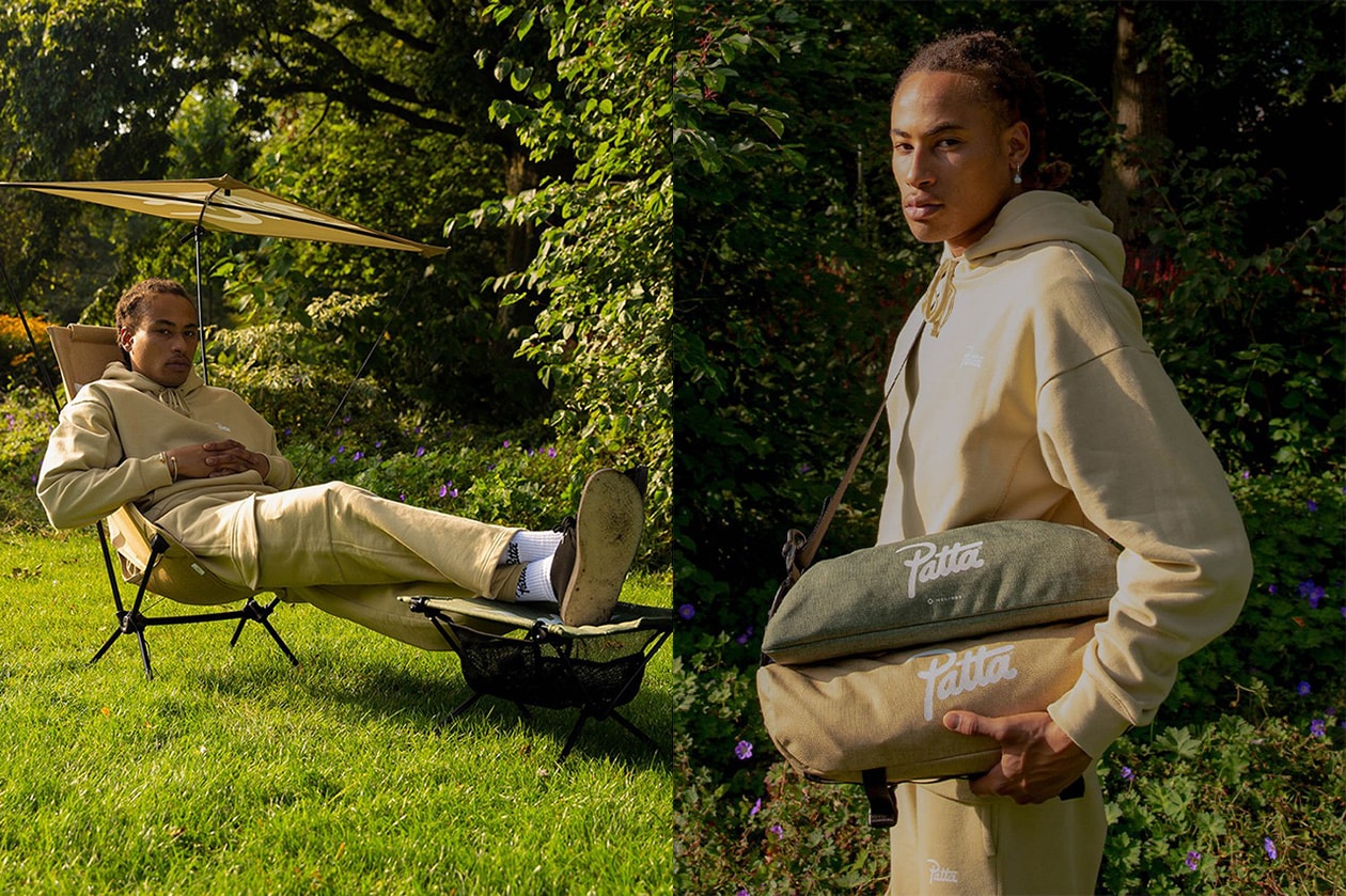 helinox collaborations details interview outdoors camping furniture maison kitsune patta stussy bts the north face gucci mm6 maison margiela jil sander arc'teryx