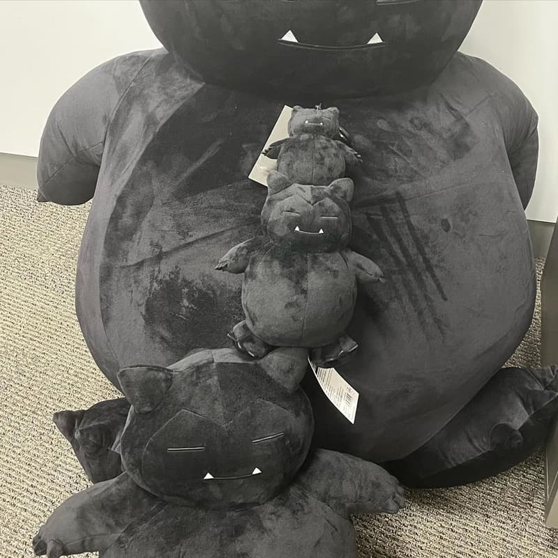 Fujiwara Hiroshi reveals the latest THUNDERBOLT PROJECT BY FRGMT & Pokémon Kabimon snorlax doll plush black soul four sies 2022 release