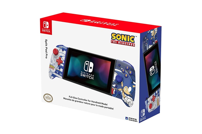hori nintendo switch sega sonic the hedgehog split pad pro controllers gaming peripherals