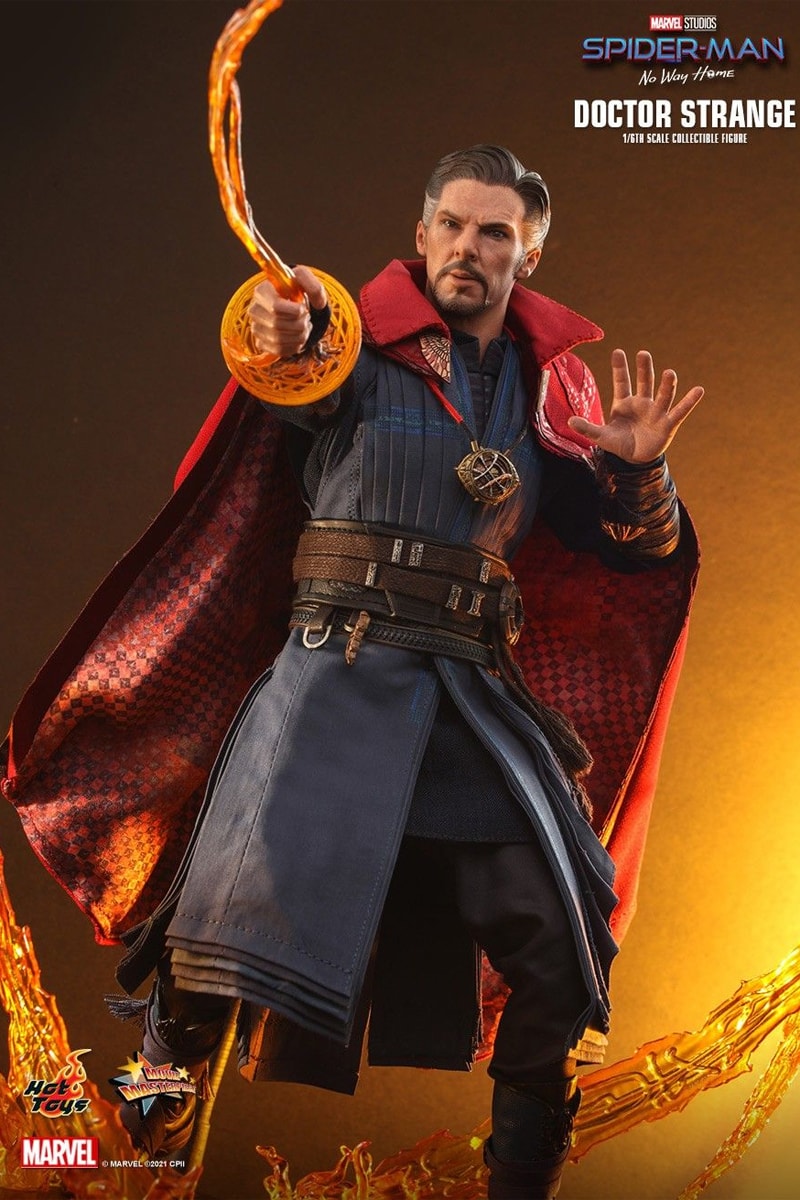 hot toys marvel studios cinematic universe doctor strange spider man no way home 1 6th figure benedict cumberbatch
