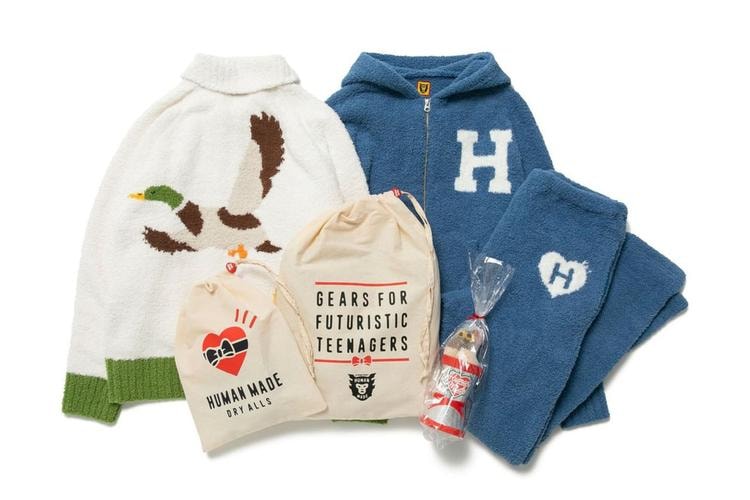 HUMAN MADE 2021 Holiday Capsule hoodie sweater matching pants blue duck gift bag 2022 hmmd calendar release info date
