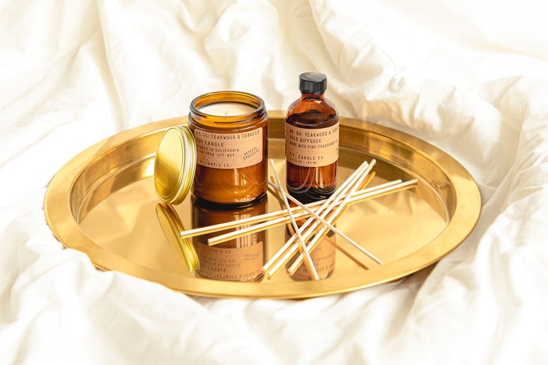 HYPEBAE P.F. Candle Co. Release Scented Bundle HBX Teakwood & Tobacco Soy Candle Reed Diffuser Price Info