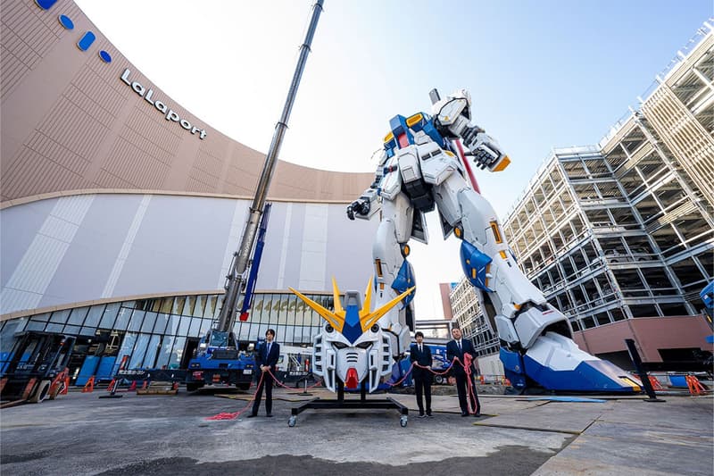 Japan's Newest Life-Sized Gundam Statue Is on Track for Completion RX-93FF V fukuoka anime kyushu