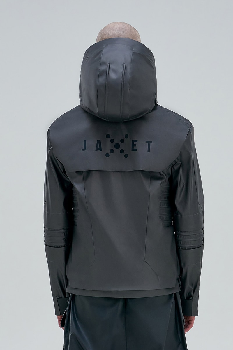 Jaxet Releases Futuristic Jackets and Vests built in visor oleksandr osyk anthony joshua slimtex pu faraday grid simultaneous translation headset function app available now release info