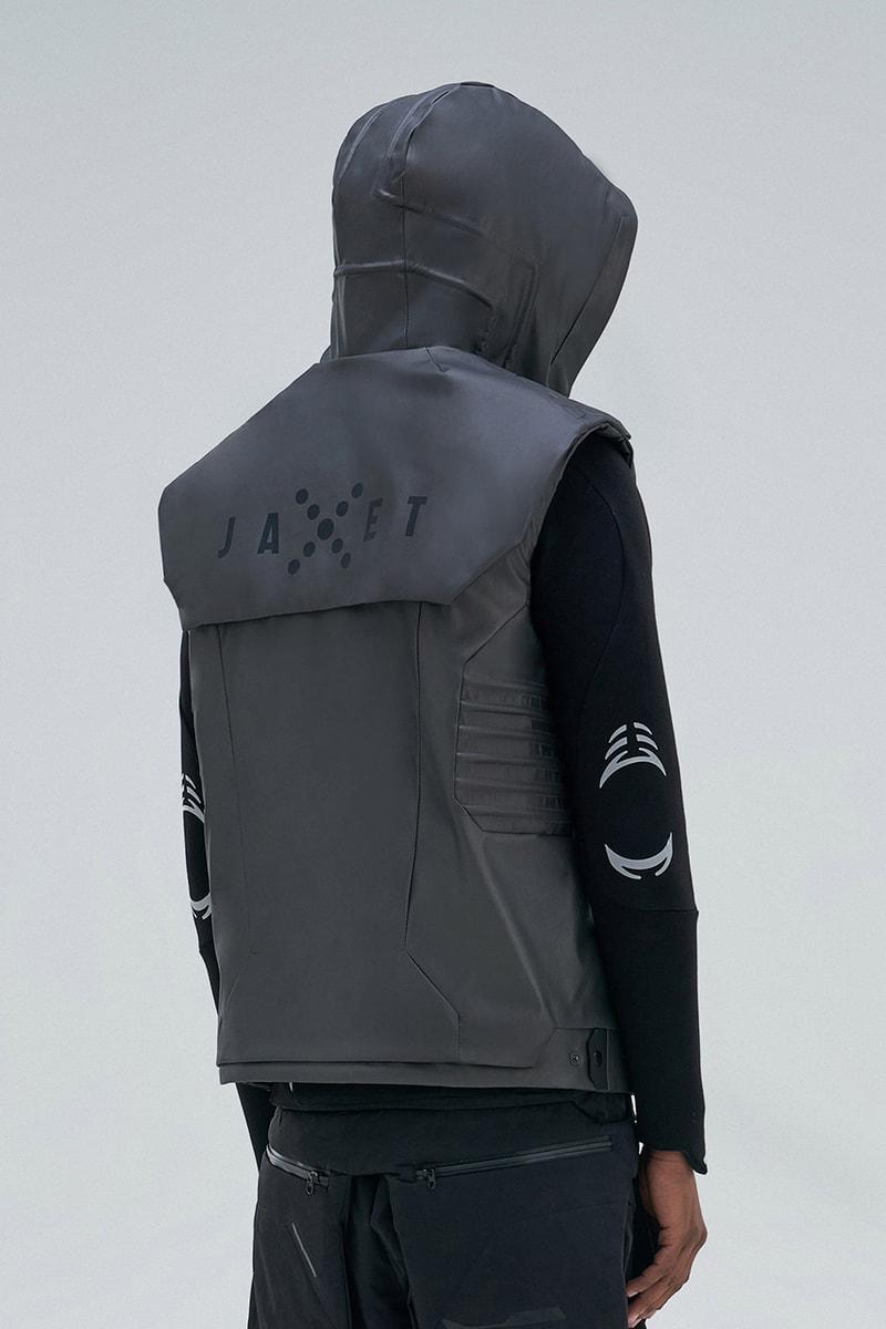 Jaxet Releases Futuristic Jackets and Vests built in visor oleksandr osyk anthony joshua slimtex pu faraday grid simultaneous translation headset function app available now release info