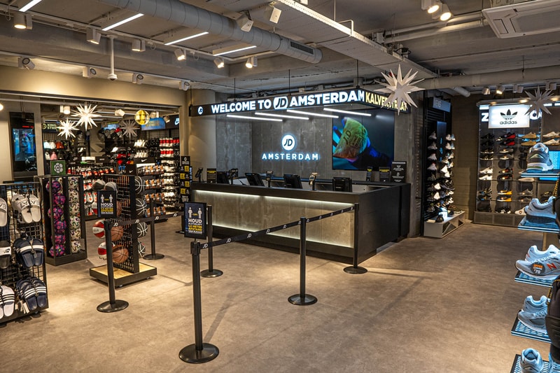 jd sports store Amsterdam king of the streets nike puma Adidas flagship